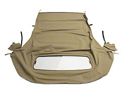 Convertible Top with Heated Glass; Sailcloth Parchment (05-14 Mustang Convertible)