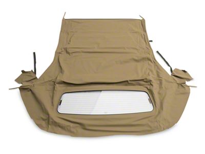 OPR Convertible Top with Heated Glass; Sailcloth Saddle (05-14 Mustang Convertible)