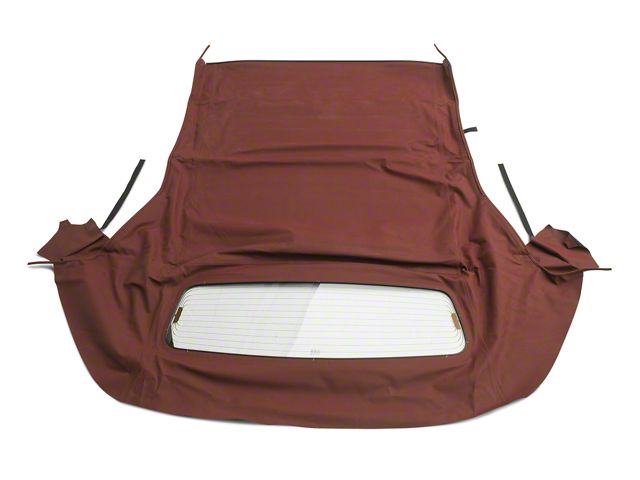 OPR Convertible Top with Heated Glass; Twill Vinyl Bordeaux (05-14 Mustang Convertible)