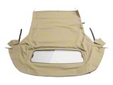 Convertible Top with Heated Glass; Twill Vinyl Camel (05-14 Mustang Convertible)