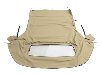 Convertible Top with Heated Glass; Twill Vinyl Camel (05-14 Mustang Convertible)