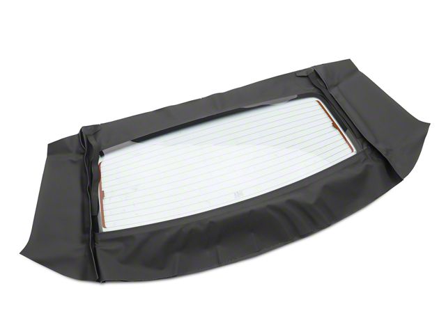 OPR Curtain with Heated Glass; Sailcloth Black (94-04 Mustang Convertible)