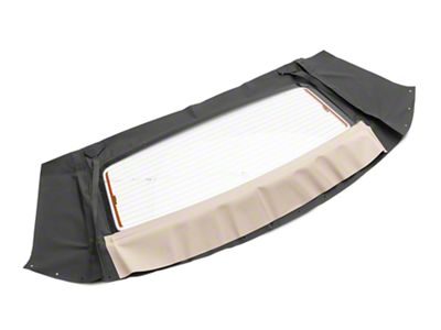 OPR Curtain with Heated Glass; Sailcloth Parchment (94-04 Mustang Convertible)