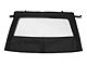 OPR Curtain with Tinted Glass; Pinpoint Black (83-93 Mustang Convertible)