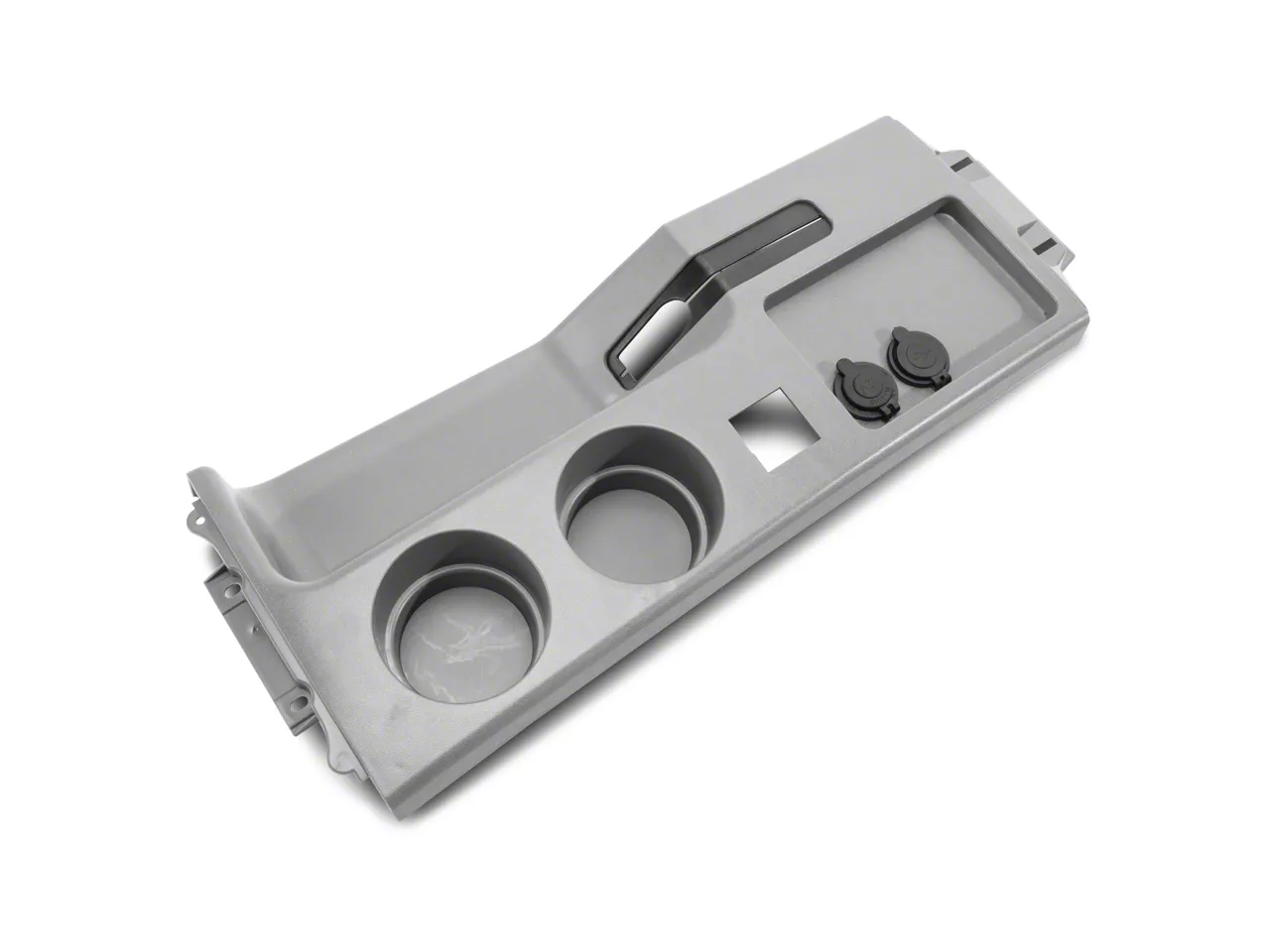 OPR Mustang Center Console Cup Holder Panel; Smoke Gray 406802 (87-93  Mustang) - Free Shipping