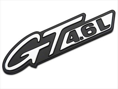 Fender Emblem; Script GT/4.6L (96-98 Mustang GT)