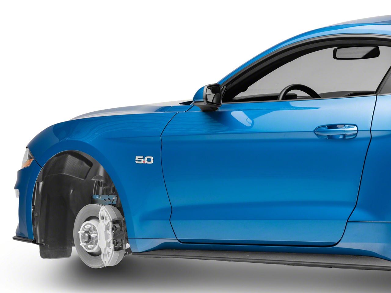 OPR Mustang Inner Fender Liner; Front Driver Side 415756 (18-23
