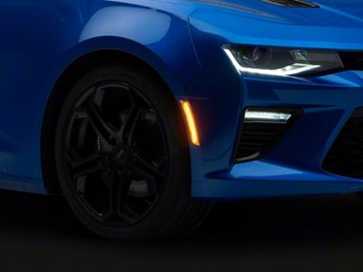 Oracle Concept LED Side Marker Kit; Clear; Unpainted (16-24 Camaro)
