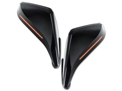 Oracle Concept Side Mirrors; Single Intensity; Unpainted (10-15 Camaro)