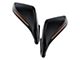 Oracle Ghosted Concept Side Mirrors; Single Intensity; Black; GBA (10-15 Camaro)