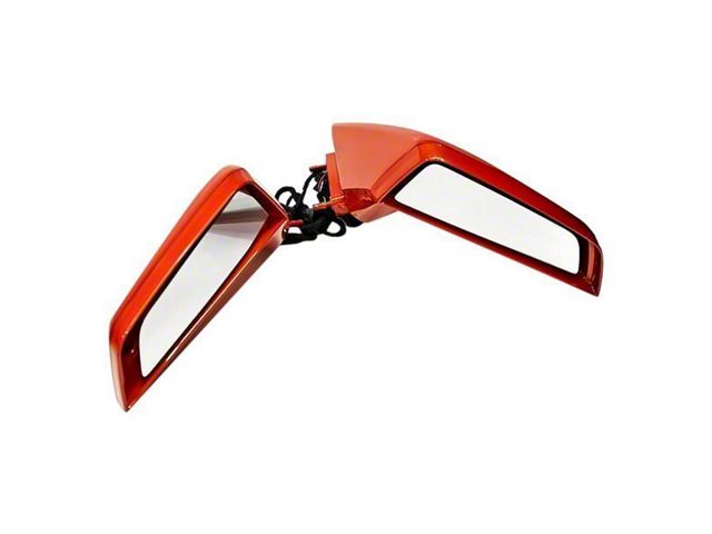 Oracle Ghosted Concept Side Mirrors; Single Intensity; Inferno Orange; GCR (10-15 Camaro)
