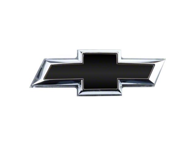 Oracle Illuminated Rear Bowtie Emblem; Flat Black; Single Intensity; White (14-15 Camaro)