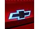 Oracle Illuminated Rear Bowtie Emblem; Gloss Black; Dual Intensity; Red (14-15 Camaro)
