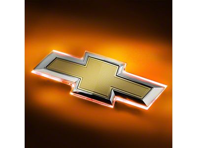 Oracle Illuminated Rear Bowtie Emblem; Single Intensity; Amber (16-19 Camaro)