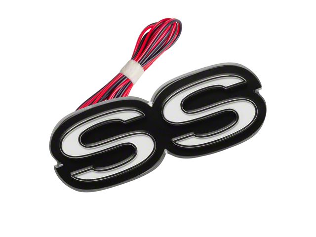 Oracle Illuminated SS Emblem; Red (10-24 Camaro SS)