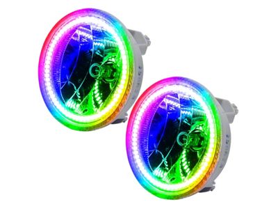 Oracle OE Style LED Halo Fog Lights; Dynamic ColorSHIFT (10-13 Camaro w/ RS Package)