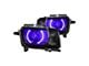 Oracle OE Style Headlights with LED Halos; Black Housing; Clear Lens (10-13 Camaro w/ Factory Projector/HID Headlights)