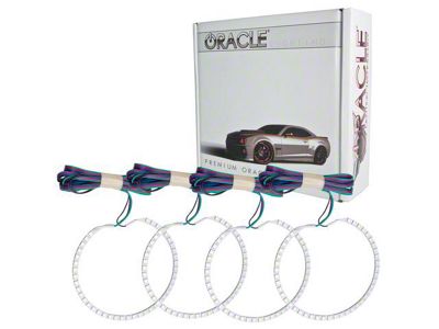 Oracle Round Style Dual LED Halo Headlight Conversion Kit; ColorSHIFT (14-15 Camaro, Excluding RS)