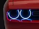 Oracle Pre-Installed Halo Headlight Bezels; ColorSHIFT (15-23 Challenger)