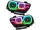 Oracle OE Style Headlights with LED Halo; Black Housing; Clear Lens (11-14 Charger w/ Factory Halogen Headlights)