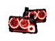 Oracle OE Style Headlights with Triple LED Halo; Black Housing; Clear Lens (06-10 Charger w/ Factory Halogen Headlights)