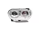 Oracle OE Style Headlights with LED Halo; Chrome Housing; Clear Lens (08-14 Challenger w/ Factory HID Headlights)