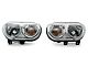 Oracle OE Style Headlights with LED Halo; Chrome Housing; Clear Lens (08-14 Challenger w/ Factory Halogen Headlights)