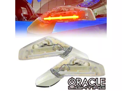 Oracle Concept LED Side Mirrors; Unpainted (14-19 Corvette C7)