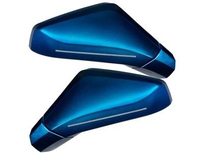 Oracle Concept Side Mirrors with Sirius/XM Satellite Antenna; Blue Stream Tintcoat; 512Q (05-13 Corvette C6)