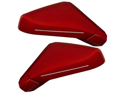 Oracle Concept Side Mirrors; Torch Red; GKZ (05-13 Corvette C6)
