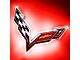 Oracle Illuminated Rear Emblem; Dual Intensity; Red (14-19 Corvette C7)