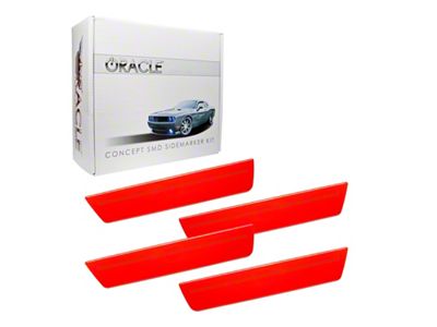 Oracle Concept LED Side Marker Kit; Ghosted; Pre-Painted (08-14 Challenger)