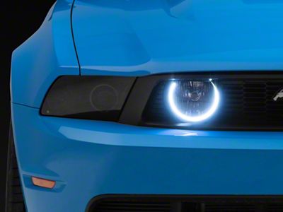 Oracle LED Halo Headlight Conversion Kit; White (10-12 Mustang w/ Factory Halogen Headlights)