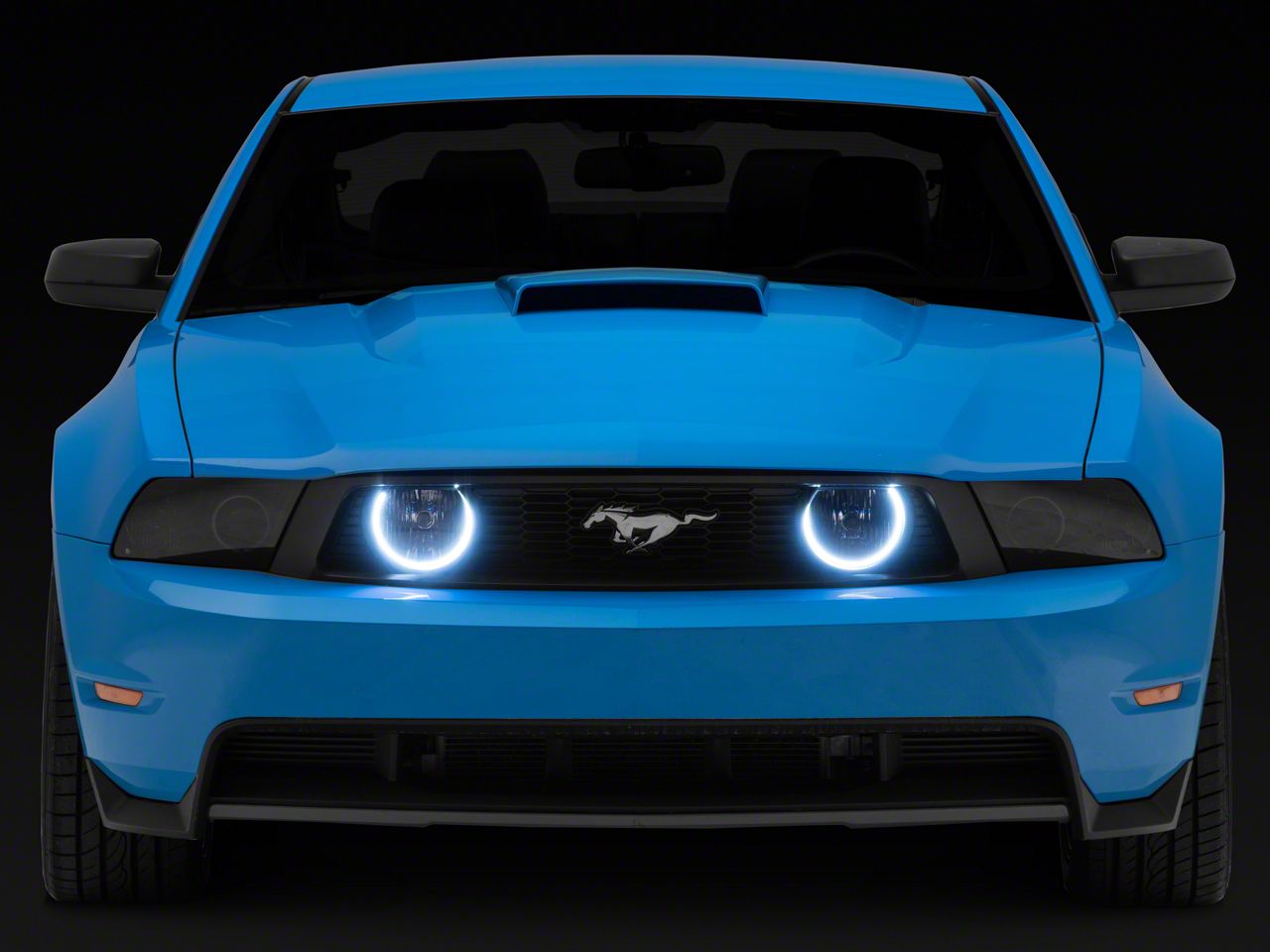 Oracle Mustang LED Halo Headlight Conversion Kit; White 2302001 (1012