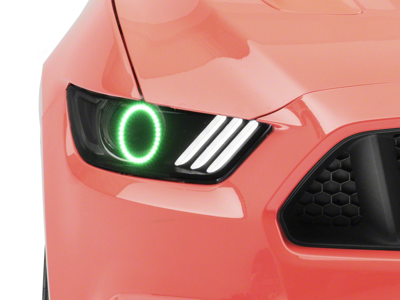 Oracle Mustang LED Halo Headlight Conversion Kit; ColorSHIFT 403325 (15
