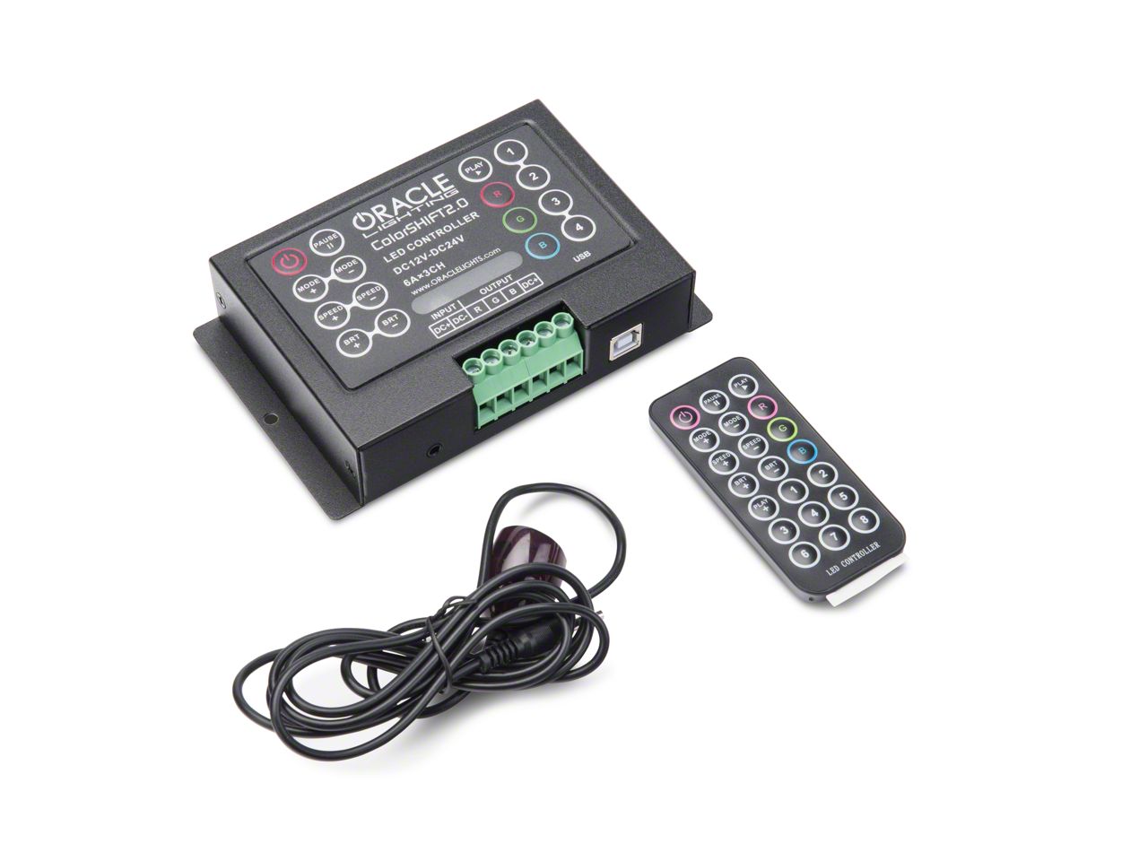 Oracle Mustang LED Halo Headlight Conversion Kit; ColorSHIFT 403325 (15