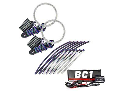 Oracle ColorSHIFT DRL Upgrade with Halo Kit (15-17 Mustang GT, V6; 15-22 Mustang GT350, GT500)