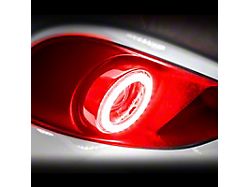 Oracle LED Surface Mount Fog Light Halo Kit; Red (05-09 Mustang GT & V6 w/ Roush Fascia)