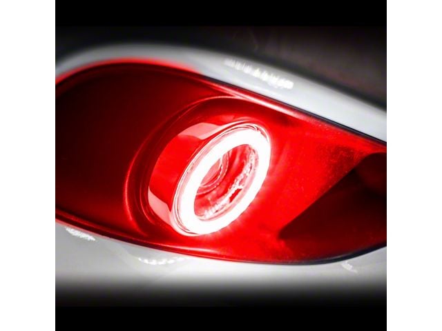 Oracle LED Surface Mount Fog Light Halo Kit; Red (10-12 Mustang GT500)