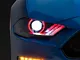 Oracle Black Series Dynamic ColorSHIFT LED Headlights with Sequential Turn Signals; Black Housing; Clear Lens (18-23 Mustang GT, EcoBoost)