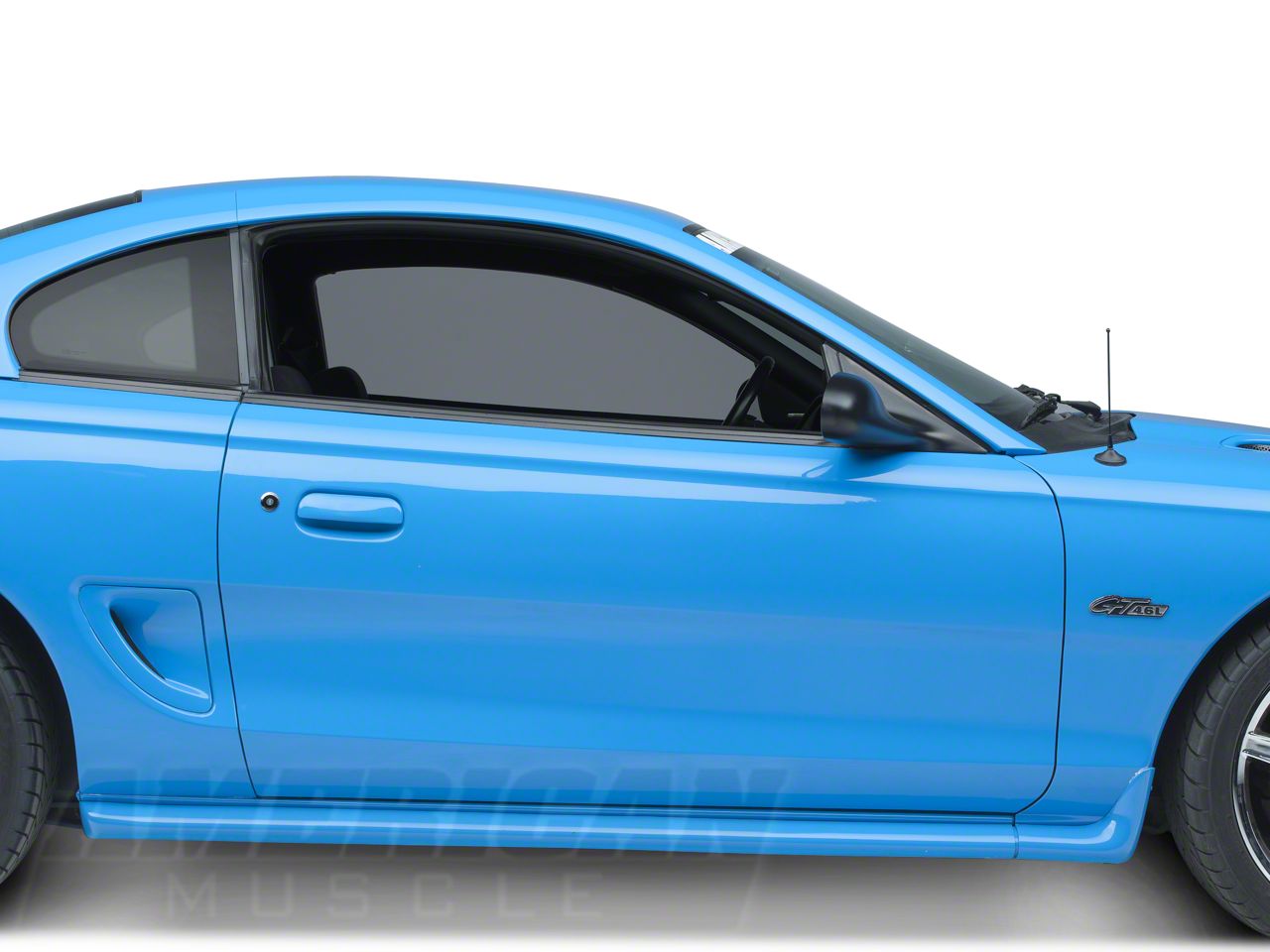 1994-2004 Mustang Coupe Door & Quarter Window Outer Beltline Mouldings - LH & RH