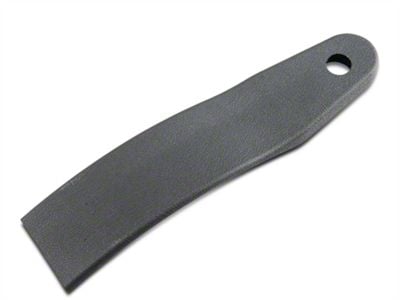 OPR Outer Seat Belt Sleeve; Charcoal Gray (79-86 Mustang)