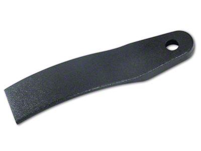 Outer Seat Belt Sleeve; Black (79-93 Mustang)