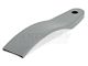 OPR Outer Seat Belt Sleeve; Gray (87-93 Mustang)