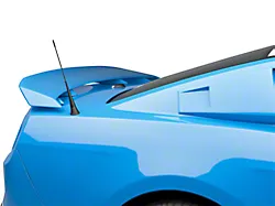 SpeedForm GT/CS Style Rear Spoiler; Pre-Painted; Black (10-14 Mustang)