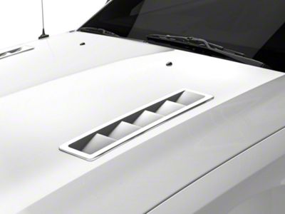 MMD Hood Vent Louvers; Pre-Painted (05-12 Mustang GT, V6)