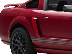 MMD Side Scoops; Pre-Painted (05-09 Mustang)