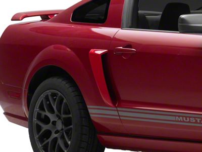 MMD Side Scoops; Pre-Painted (05-09 Mustang)