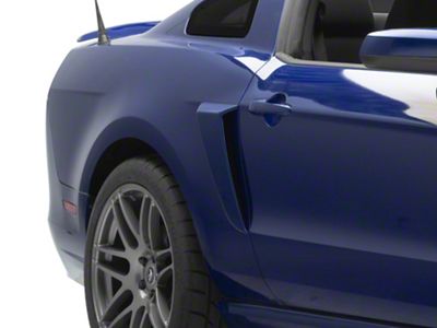 MMD Side Scoops; Pre-Painted (10-14 Mustang)