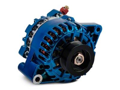 PA Performance Alternator; 130 Amp; Blue (01-04 Mustang V6)